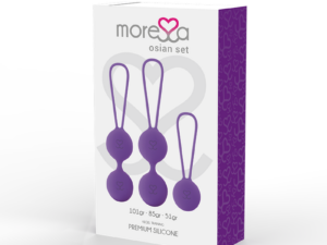 MORESSA - OSIAN SET Osian One; 51 Gr / Osian Two; 101 Gr / Osian Three 85 gr PREMIUM SILICONA LILA - Imagen 3