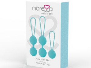 MORESSA - OSIAN SET Osian One; 51 Gr / Osian Two; 101 Gr / Osian Three 85 gr PREMIUM SILICONA TURQUESA - Imagen 3