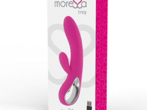 MORESSA - TROY MASAJEADOR PUNTO G Y CLITORIS PREMIUM SILICONE RECARGABLE - Imagen 3