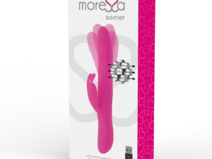 MORESSA - SOMER ROTADOR PERLADO Y POTENTE VIBRACION  PREMIUM SILICONE - Imagen 4