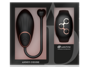 ANNE'S DESIRE - HUEVO CONTROL REMOTO TECNOLOGÍA WATCHME NEGRO/GOLD - Imagen 4