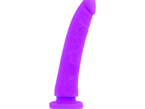 DELTA CLUB - DILDO REALISTA LILA SILICONA MEDICA 17 CM -O- 3 CM - Imagen 5