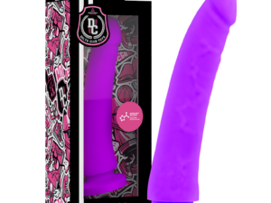 DELTA CLUB - DILDO REALISTA LILA SILICONA MEDICA 17 CM -O- 3 CM - Imagen 2