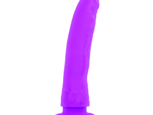 DELTA CLUB - DILDO REALISTA LILA SILICONA MEDICA 20 CM -O- 4 CM - Imagen 5