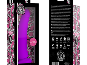 DELTA CLUB - DILDO REALISTA LILA SILICONA MEDICA 20 CM -O- 4 CM - Imagen 4