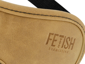 FETISH SUBMISSIVE ORIGEN - ANTIFAZ CUERO VEGANO CON FORRO DE NEOPRENO - Imagen 3