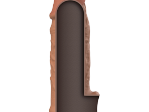 VIRILXL - EXTENSIÓN DE PENE LIQUID SILICONE V7 MARRÓN - Imagen 4
