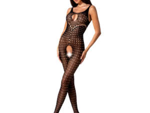 PASSION - WOMAN BS078 BODYSTOCKING TALLA UNICA NEGRO - Imagen 1