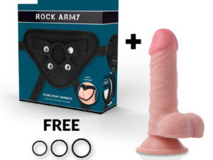 ROCKARMY - ARNES + DUAL DENSITY PANZER DILDO REALISTA 17 CM -O- 4.46 CM - Imagen 2