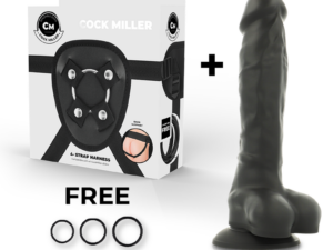 COCK MILLER - ARNES + SILICONA DENSITY ARTICULABLE COCKSIL NEGRO 19,5 CM - Imagen 2