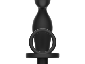 ADDICTED TOYS - PLUG ANAL CON ANILLO SILICONA NEGRO 12 CM - Imagen 4